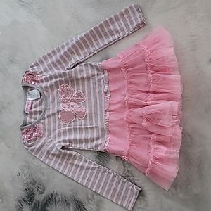 Young Hearts sequenced bow dress size 6